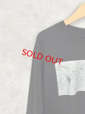画像2: 40%off 　2025秋冬 　GTH　 　  テンジク HORSIE TEE　　2；黒 (2)