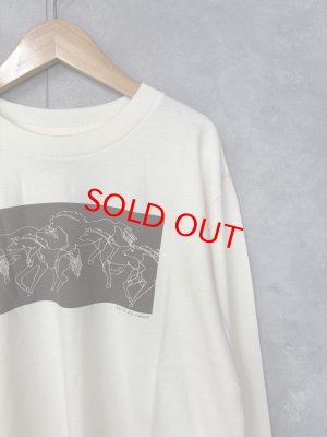 画像2: 2025秋冬 　GTH　 　  テンジク HORSIE TEE　　1；白 (2)