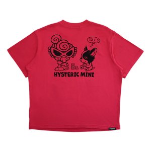 画像2: Hystericmini　MINI&J SNACK TIME BIG Tシャツ　　26：マゼンタ (2)