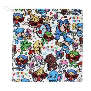 画像1: Hystericmini　HYS-MINI BAND CLUB ループ付きハンドタオル　　04：ホワイト系 (1)