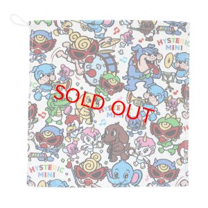 画像1: Hystericmini　HYS-MINI BAND CLUB ループ付きハンドタオル　　04：ホワイト系 (1)
