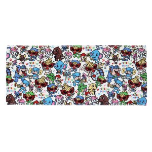画像1: Hystericmini　HYS-MINI BAND CLUB フェイスタオル　　04：ホワイト系 (1)