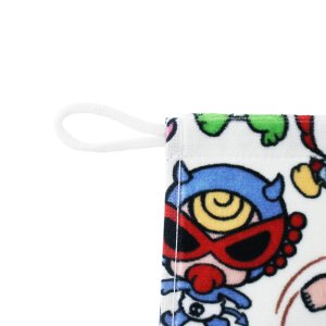 画像3: Hystericmini　HYS-MINI BAND CLUB ループ付きハンドタオル　　04：ホワイト系 (3)