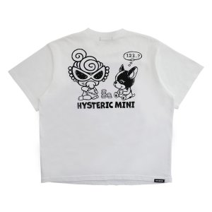 画像2: Hystericmini　MINI&J SNACK TIME BIG Tシャツ　　00:ホワイト (2)