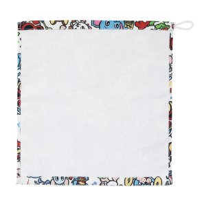 画像2: Hystericmini　HYS-MINI BAND CLUB ループ付きハンドタオル　　04：ホワイト系 (2)