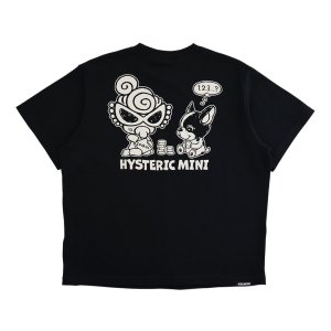 画像2: Hystericmini　MINI&J SNACK TIME BIG Tシャツ　　10:ブラック (2)