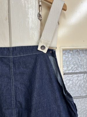 画像8: 2025   快晴堂　　オーバーオール　1:インディゴ　  サイズ:F　 (8)