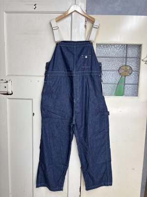 画像1: 2025   快晴堂　　オーバーオール　1:インディゴ　  サイズ:F　 (1)