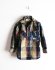 画像1: 50%off　Denim dungaree  ネップチェックシャツ　　59；DKH　サイズ；140 (1)