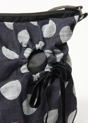画像2: gomme　ホールギャザーバッグ　1；インディゴ　　サイズ；F (2)