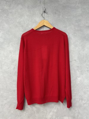 画像3: YARRA 　ハイツイストニットカーディガン　40；レッド　　FREE (3)