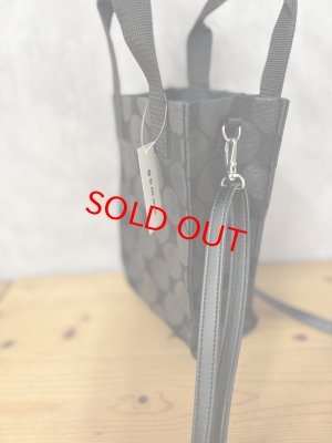 画像3: gomme　ドットショルダーバッグ 　1；黒(ドット小)  サイズ；F (3)