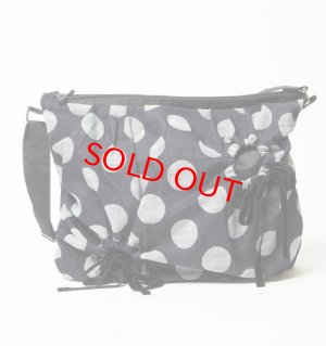 画像1: 40%off gomme　ホールギャザーバッグ　1；インディゴ　　サイズ；F (1)