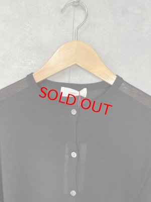 画像2: YARRA 　ハイツイストニットカーディガン　99；ブラック　　FREE (2)