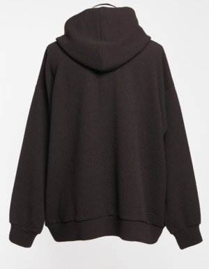 画像3: gomme　フライトジップパーカー 　　3；黒　　サイズ；M (3)