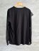 画像3: gomme　フリル付き長袖Tシャツ　3；黒　サイズ；M (3)