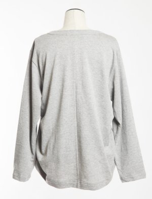 画像2: gomme　テイルカーディガン　　1；トップグレー　サイズ；M (2)