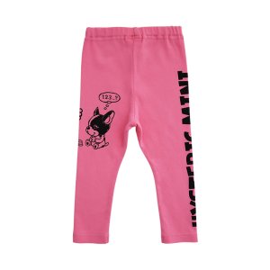 画像2: MY FIRST HYSTERICMINI&J SNACK TIME 10分丈レギンス　　25；ピンク (2)