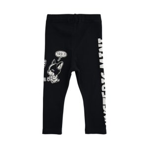 画像2: MY FIRST HYSTERICMINI&J SNACK TIME 10分丈レギンス　　10；ブラック (2)