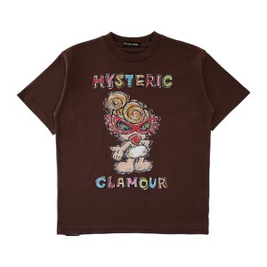 画像1: Hystericmini　CRAYON MINI 半袖Tシャツ　　70；ブラウン　　 (1)