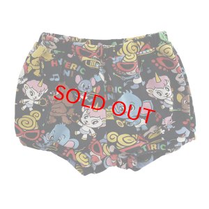 画像1: MY FIRST HYSTERIC　HYS-MINI BAND CLUB総柄 ブルマ　　14；ブラック系　　　サイズ；FREE(80-90cm)	 (1)