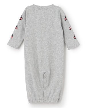 画像2: XLARGE KIDS　　袖OGプリント長袖2WAYオール　　サイズ；50-70cm　　80；黒 (2)