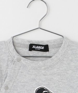 画像3: XLARGE KIDS　　袖OGプリント長袖2WAYオール　　サイズ；50-70cm　　80；黒 (3)