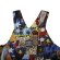 画像4: MY FIRST HYSTERIC　MESSY PATCHWORK総柄 Viscotex サロペット    45;インディゴ　　サイズ；M(90cm) (4)