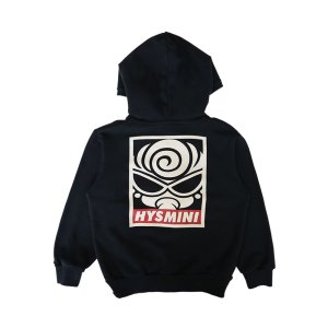 画像2: Hystericmini　BOX LOGO 裏毛 パーカー　　10；ブラック (2)