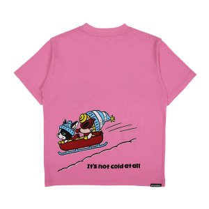 画像2: Hystericmini　SKATE WITH J 半袖Tシャツ　　25；ピンク (2)
