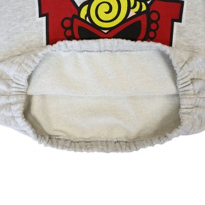 画像3: Hystericmini　M ロゴ 裏毛ショート丈フーディー　　18；グレートップ (3)