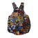 画像2: MY FIRST HYSTERIC　MESSY PATCHWORK総柄 Viscotex サロペット    45;インディゴ　　サイズ；M(90cm) (2)