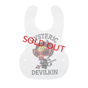 画像1: ☆MY FIRST HYSTERIC　DEVILKIN お食事エプロン　　00；ホワイト (1)