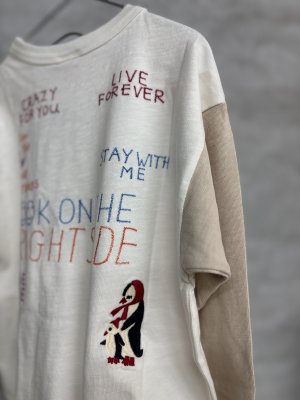 画像4: 2025秋冬　DENIMDUNGAREE　	 テンジク PENNIE TEE　1；ホワイト (4)