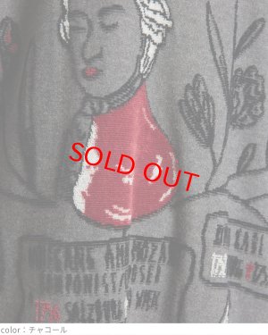 画像3: gomme　Mozart切替Ｔ　2；チャコール　　サイズ；M (3)