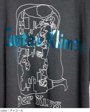 画像2: gomme(H)　クリムトＴ　2；チャコール　サイズ；M (2)