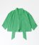 画像1: VC　 Tie Collar Blouse　GREEN　　サイズF (1)