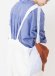 画像2: VC　 Tie Collar Blouse　STRIPE　　サイズF (2)