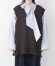 画像1: VC　 Cashmere V-Necked Vest　BROWN　サイズF (1)