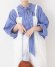 画像1: VC　 Tie Collar Blouse　STRIPE　　サイズF (1)