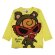 画像1: MY FIRST HYSTERIC　SELFISH BABY WITH BABY BEAR 長袖Tシャツ　　61；イエロー (1)