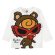 画像1: MY FIRST HYSTERIC　SELFISH BABY WITH BABY BEAR 長袖Tシャツ　　00；ホワイト (1)