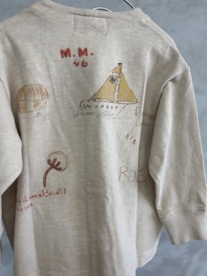 画像5: 2025秋冬　DENIMDUNGAREE　	 テンジク PENNIE カーディガン　　16；ベージュ (5)