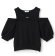 画像1: Lovetoxic  オフショルレイヤードTシャツ 　　80；クロ (1)
