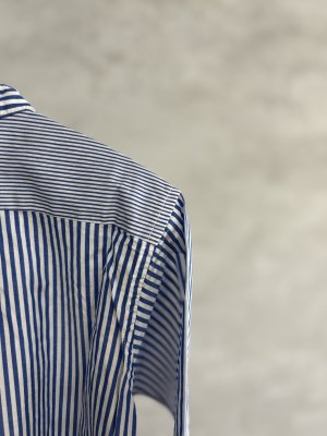 画像4: 2025秋冬　DENIMDUNGAREE　　 ブロードロンスト ラクガキ シャツ　4；紺 (4)