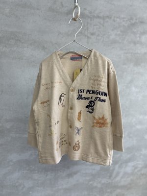 画像1: 2025秋冬　DENIMDUNGAREE　	 テンジク PENNIE カーディガン　　16；ベージュ (1)