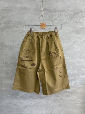 画像1: 2025秋冬　DENIMDUNGAREE　	コンパクトチノ ガウチョ PN　16；ベージュ (1)