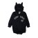 画像1: MY FIRST HYSTERIC　DEVILKIN つの付きフーディー 長袖ロンパース　　10；ブラック　サイズ；80cm (1)