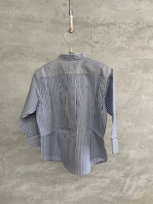 画像6: 2025秋冬　DENIMDUNGAREE　　 ブロードロンスト ラクガキ シャツ　4；紺 (6)