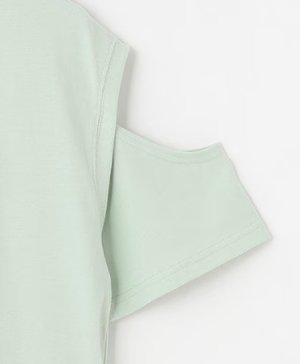 画像3: Lovetoxic  　【接触冷感/ひんやり】肩あきTシャツ　　　43；エメラルドグリーン (3)